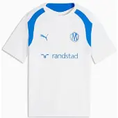 Puma Olympique de Marseille Training Jersey Youth, Clothing, White/Royal, 11-12Y
