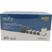 Eufy eufyCam E40 IP-kamera 4-kamerasett + HomeBase S380 + solcellepanel