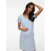 Mamalicious Mira Solid Maternity Nattkjole Med Korte Ermer