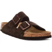 Birkenstock Arizona Suede Leather Sandaler brun