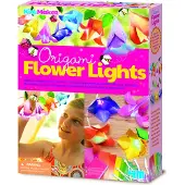 4M - KidzMaker - 180 cm - Origami Lyslenke Blomster - - OneSize - Kreativt leker