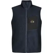 Lundhags Flok Wool Ms Pile Vest, mellomlag, herre, blå