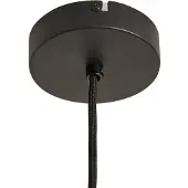 LINDBY hengelampe Haldor, rotting, naturfarget, Ø 40 cm