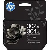 HP 302XL/304XL - 5.5 ml - høykapasitets - pigmentert svart - original - blekkpatron - for AMP 130 Deskjet 1110, 21XX, 26XX, 36XX, 37XX ENVY 45XX, 50XX Officejet 38XX, 46XX, 52XX