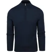 Suitable Suitabe Merino Haf Zip Genser Marinebå Mørkebå Bå Størrese