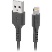 SBS TECABLEUSBIP589K USB-A - Lightning-kabel 1 m MFi-sertifisert - svart