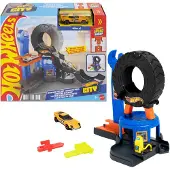 Hot Wheels City Dwtn Tire Shop Garasje