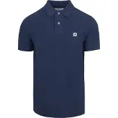 KING Essentials The Rene Poloskjorte Navy Blå ørkeblå Størrelse
