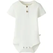 Lil´ Atelier Lil' Atelier Body k/e - Noos - NbmDolan - Coconut Melk - - 56 - Kortermet body
