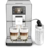 Krups Intuition Experience+ EA877D10, Espressomaskin, 3 l, Kaffe bønner, Innebygd kaffekvern, 1550 W, Svart, Børstet stål