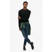 Superdry Classic Essential Grandad Langarmet T-skjorte