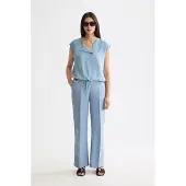 Scotch & Soda Drawstring Waisted Ermeløs T-skjorte
