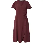 Vila Lovie Wrap Kortermet Midi-kjole