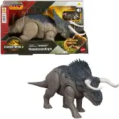 Mattel Jurassic World WILD ROAR Nasutoceratops, 4 år, Flerfarget, Plast