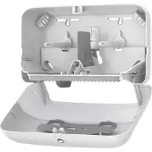 Tork Dispenser til toalettpapir T7 Mid-Size uten holder hvit for 2 ruller