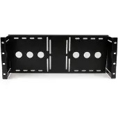 StarTech.com Startech 4U Universal VESA LCD Monitor Mounting Bracket for 19-inch Rack or Cabinet - TAA Compliant - Cold-Pressed Steel Bracket (RKLCDBK) - Monteringssett - for LCD-skjerm - solid kaldpresset stål -