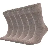 Suitable merinosokker taupe 2-pakk Grå Taupe Størrelse