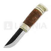Kauhavan Puukkopaja Eräpuukko kniv, stained