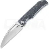 Bestech Taipan - Hand Rubbed Satin - Titanium foldekniv, blå