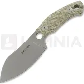 GiantMouse GMF1 XL Green Canvas Micarta kniv