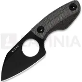Kizer Cutlery Nightjar AUS-10 kniv, Black Norplex Ultrex, Black Stonewash PVD