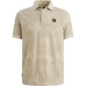 PME Legend PE Legend Polo Piqué Print Beige Størrelse