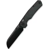 Kunwu Knives Chad - DLC - Carbon Fiber foldekniv, svart