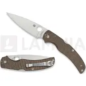 Spyderco Native Chief Brown Canvas Micarta CPM CRU-WEAR foldekniv
