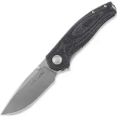 Viper Vale foldekniv, Stonewashed, Black SureTouch
