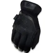 Mechanix hansker FAST FIT svarte, str. S. Rød mansjettkant, 0,6 mm syntetisk lær, TrekDry, touchskjerm-teknologi