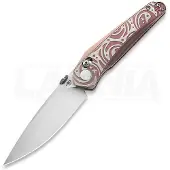 Bestech Mothus - Satin - Titanium foldekniv, lila