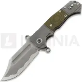 Andre de Villiers Badlands 2 Stonewash foldekniv, Custom