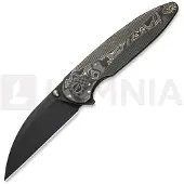 We Knife Zenthra, Bronze&Black Ti/Copper Foil CF, Black SW