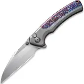 We Knife Ziffius Button Lock Flame