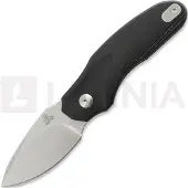 Twisted Assisted Fortis Drop Point foldekniv, Black Micarta, Stonewash