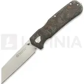 Maserin Pulse MC - Fatcarbon foldekniv, svart, oransje