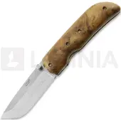 Teuvo Sorvari Kääntöveitsi foldekniv, Juuripahka/Titaani, Sandvik 12C27