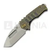 Medford Genesis T S45VN Tumbled Tanto foldekniv, Cement/Bronze "Dragon Skin"