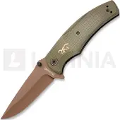 Browning Lockback Brown Pakkawood foldekniv