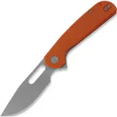 Liong Mah Designs Trinity foldekniv, Orange G10