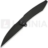 We Knife Fluxor, Black Titanium, Black Stonewash/Brushed