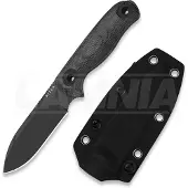 Kizer Cutlery Drop Bear Fix 3 1095 kniv, Black Micarta