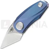 Bestech Tulip FL - Stonewash + Satin - Titanium foldekniv, blå