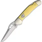 Bear & Son Lockback Yellow Delrin foldekniv