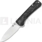 QSP Knife Hawk foldekniv, shredded carbon fiber