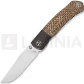 QSP Knife Gannet foldekniv, brun