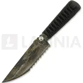 Hot Metal Knives Rivet Lock Reverse Blade kniv, Oilhardened