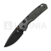 Vosteed Psyop 299 - Blackwash - Norplex UltreX Micarta foldekniv, svart