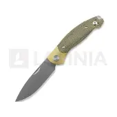 GiantMouse ACE Farley V2 Slipjoint foldekniv, green micarta
