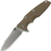 Hinderer Eklipse 3.5 Spearpoint foldekniv, S45VN Stonewash, fde